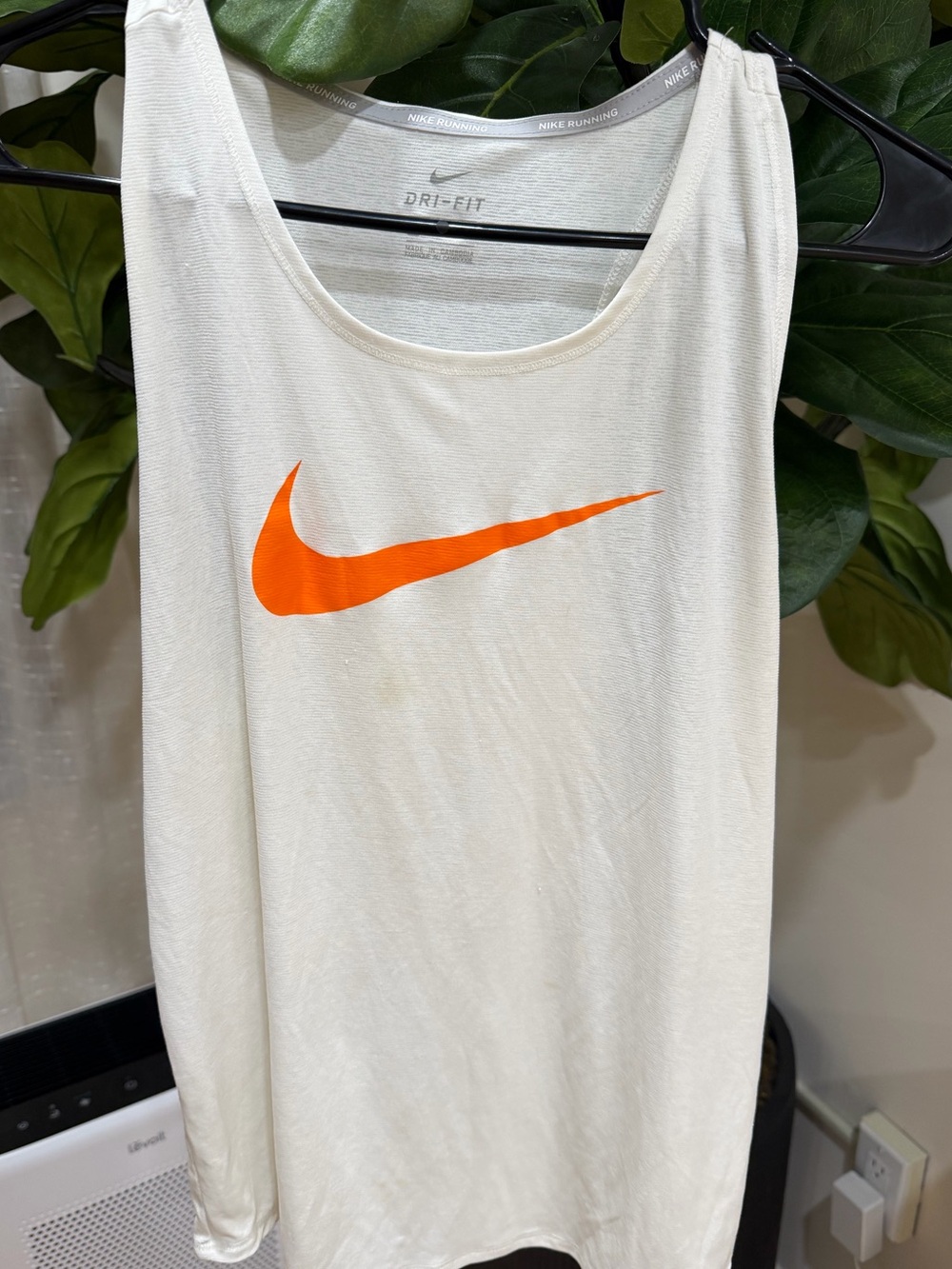 Nike White Tank Dri Fit